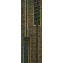 Pankayam Green & Gold Sisal 1.5x5 feet Runner Rug - I MEAN DESIGN