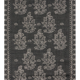 Tainishan Black & Silver Sisal 4.7x7.5 feet Rectangle Rug - I MEAN DESIGN