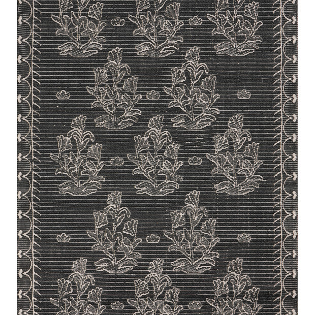 Tainishan Black & Silver Sisal 4.7x7.5 feet Rectangle Rug - I MEAN DESIGN