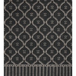 Zarnishan Black & Silver Sisal 6x9 feet Rectangle Rug - I MEAN DESIGN