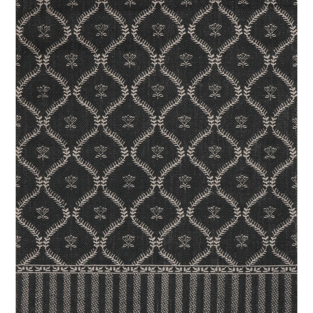 Zarnishan Black & Silver Sisal 6x9 feet Rectangle Rug - I MEAN DESIGN