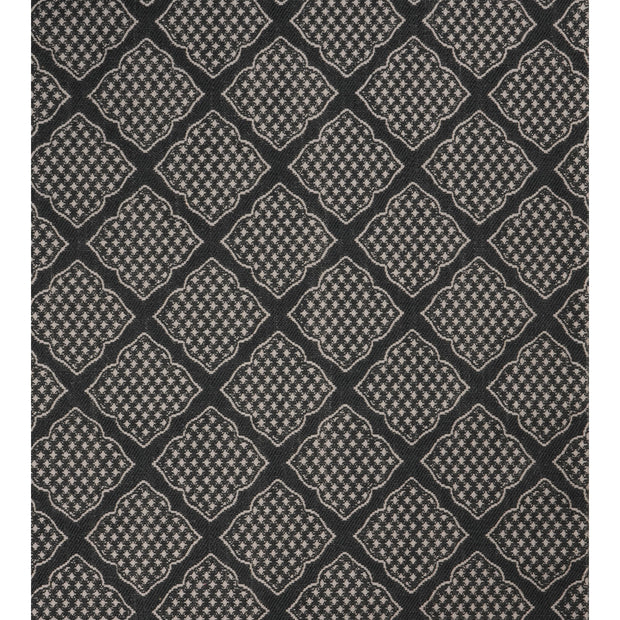 Zarbuland Black & Silver Sisal 6x9 feet Rectangle Rug - I MEAN DESIGN