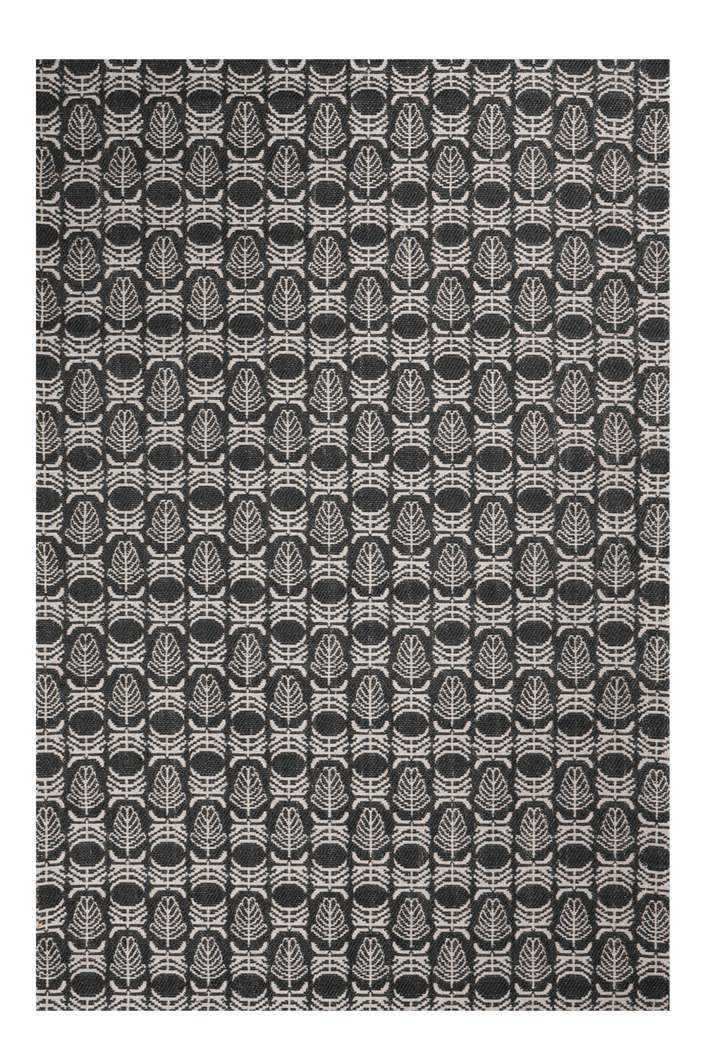 Mehtabi Black & Silver Sisal 6x9 feet Rectangle Rug - I MEAN DESIGN