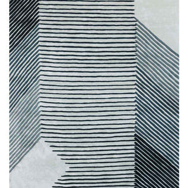 Aisle Multicolour Wool Viscose 6x9 feet Rectangle Rug