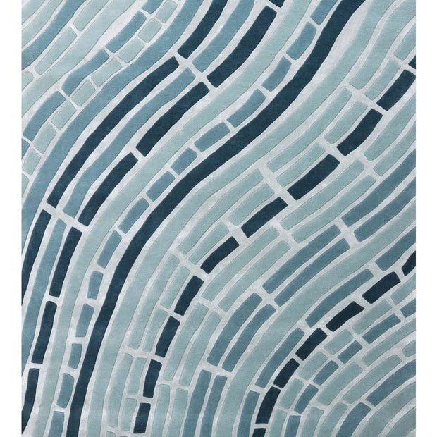 Sail Multicolour Wool Viscose 6x9 feet Rectangle Rug - I MEAN DESIGN