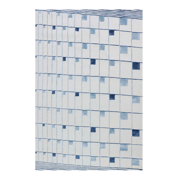 Cadre Multicolour Wool Viscose 6x9 feet Rectangle Rug - I MEAN DESIGN