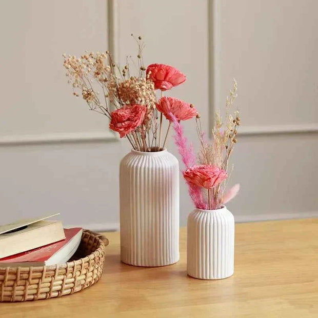 Tropical Paradise Combo | Scandinavian Ceramic Vase Set for Home Décor | Arte Casa
