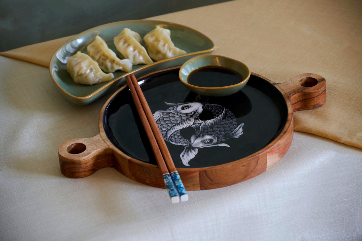 Twin Koi Platter
