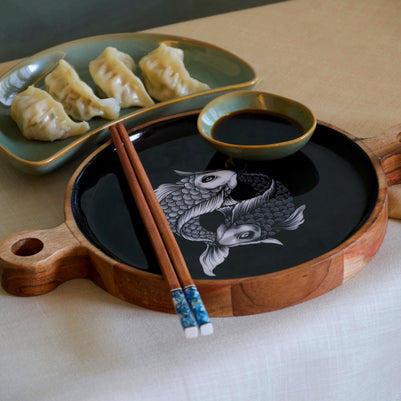 Twin Koi Platter