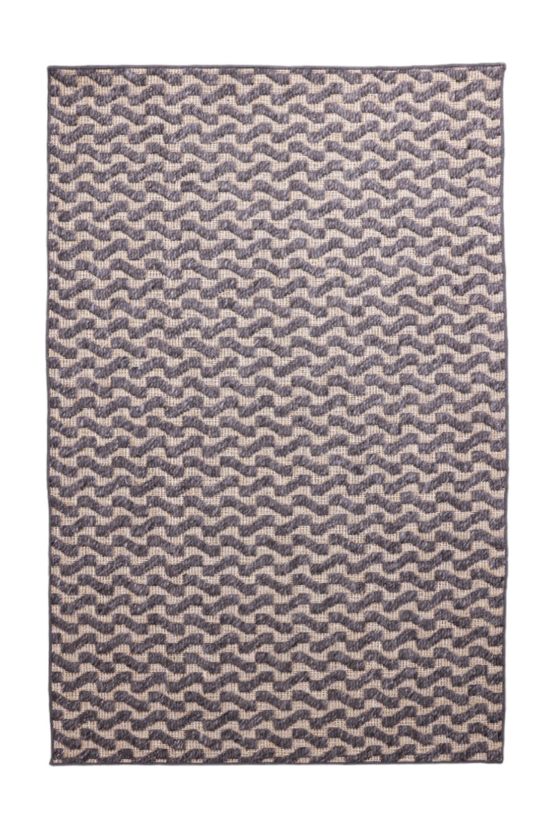 Heavy Wool Weaves Blended grey Sisal 5x8 feet Rectangle Rug - I MEAN DESIGN