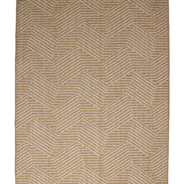 Heavy Sisal Jacquard Blended white Sisal 5x8 feet Rectangle Rug - I MEAN DESIGN