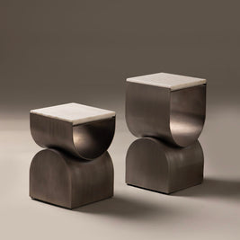 Axial End Tables- Set of 2