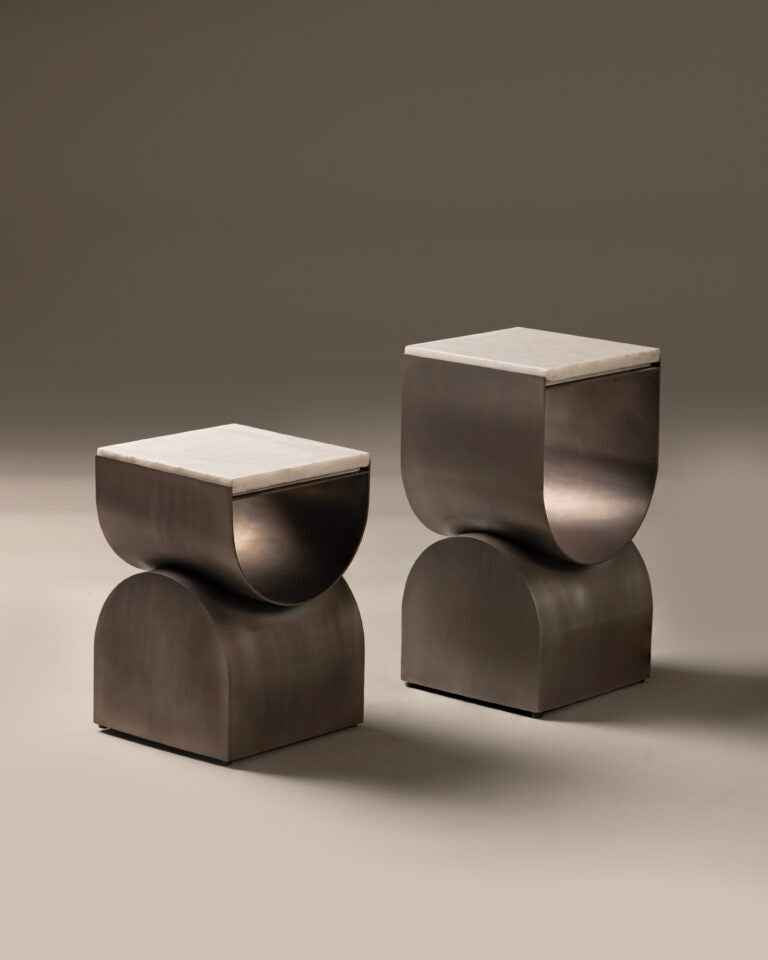 Axial End Tables- Set of 2 - I MEAN DESIGN