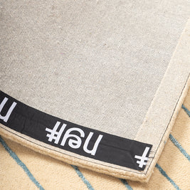 Inusanga Green & Beige Wool Viscose 5x8 feet Rectangle Rug - I MEAN DESIGN