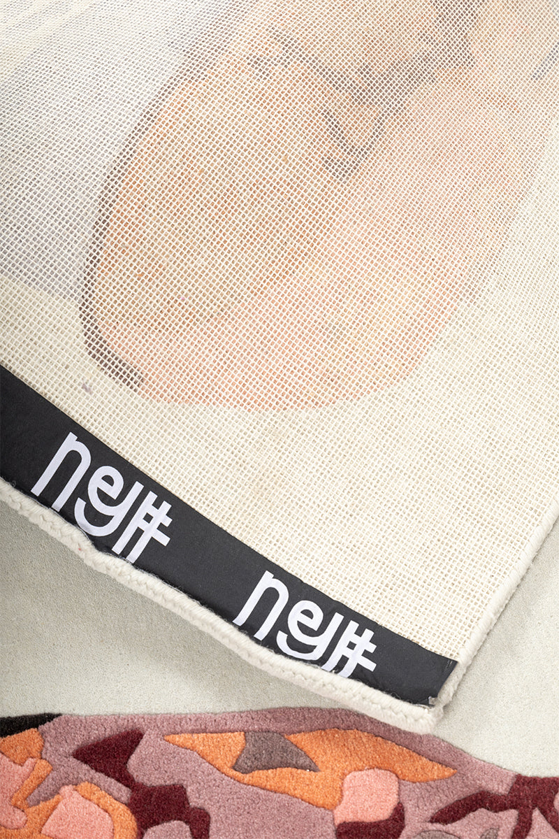 Fossil Imprint Multi Brown NZ Wool 6x9 feet Rectangle Rug - I MEAN DESIGN