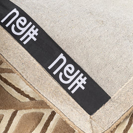 Desert Vine Brown & Beige Wool Viscose 6x9 feet Rectangle Rug - I MEAN DESIGN