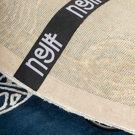 Ranger Blue Wool Viscose 6x6 feet Round Rug - I MEAN DESIGN