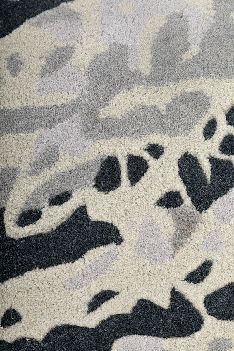 Resonance Grey NZ Wool 5x8 feet Rectangle Rug - I MEAN DESIGN