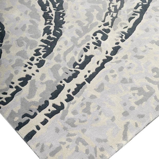 Resonance Grey NZ Wool 5x8 feet Rectangle Rug - I MEAN DESIGN