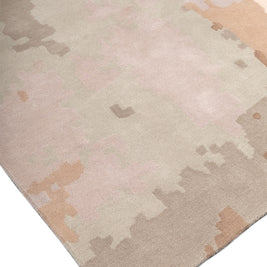 Mesa Brown &  Pink NZ Wool 5x11 feet Runner Rug - I MEAN DESIGN