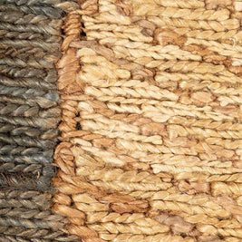 Zarva Green Natural Jute 6.5x10 feet Rectangle Rug