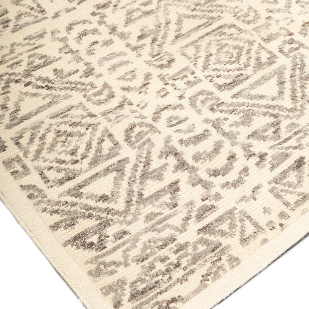 Sept Natural Grey Wool 5.5x8 feet Rectangle Rug