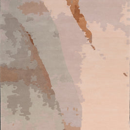 Mesa Brown &  Pink NZ Wool 5x11 feet Runner Rug - I MEAN DESIGN