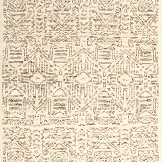 Sept Natural Grey Wool 5.5x8 feet Rectangle Rug