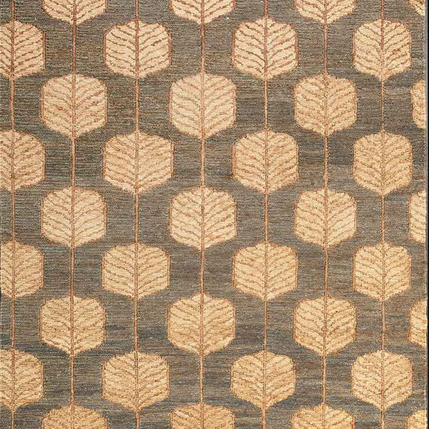 Zarva Green Natural Jute 6.5x10 feet Rectangle Rug