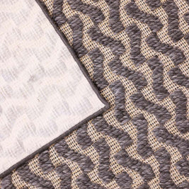 Heavy Wool Weaves Blended grey Sisal 5x8 feet Rectangle Rug - I MEAN DESIGN