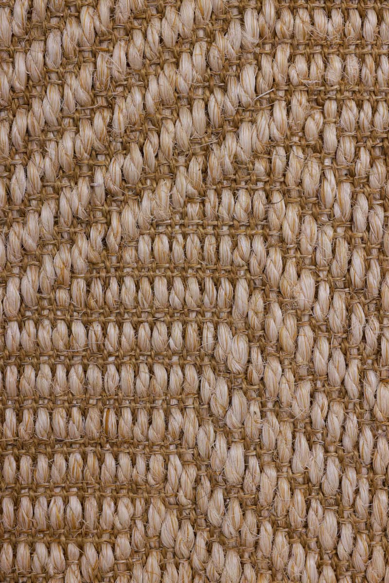 Heavy Sisal Jacquard Blended white Sisal 5x8 feet Rectangle Rug - I MEAN DESIGN