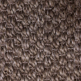 Medium Sisal Jacquard Charcoal Grey Sisal 5x8 feet Rectangle Rug - I MEAN DESIGN