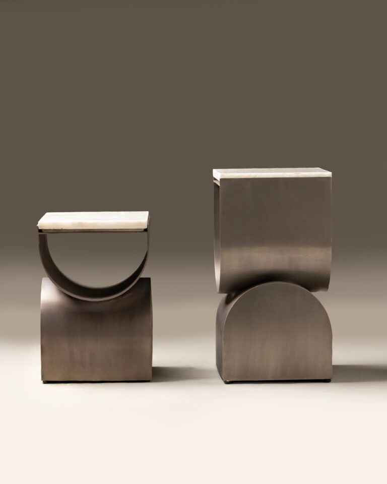 Axial End Tables- Set of 2 - I MEAN DESIGN