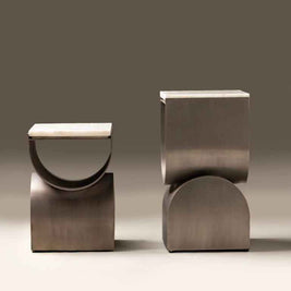 Axial End Tables- Set of 2 - I MEAN DESIGN