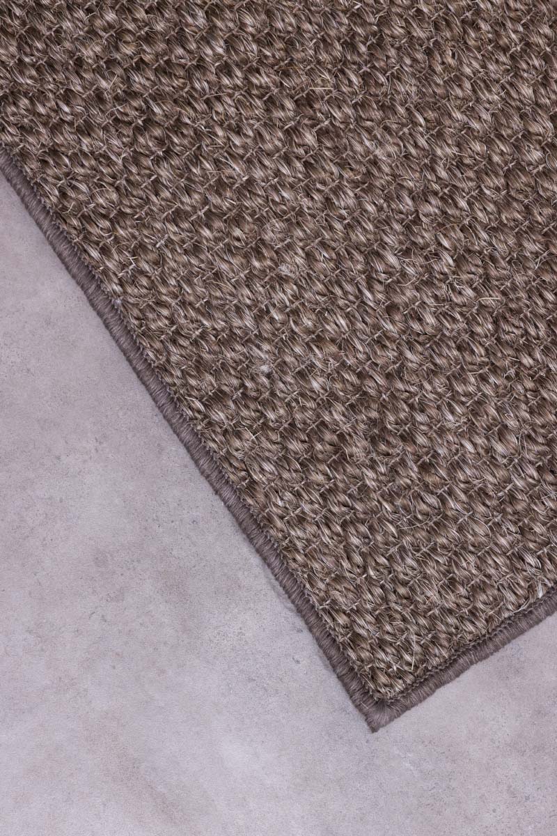 Medium Sisal Jacquard Charcoal Grey Sisal 5x8 feet Rectangle Rug - I MEAN DESIGN