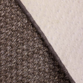 Medium Sisal Jacquard Charcoal Grey Sisal 5x8 feet Rectangle Rug - I MEAN DESIGN