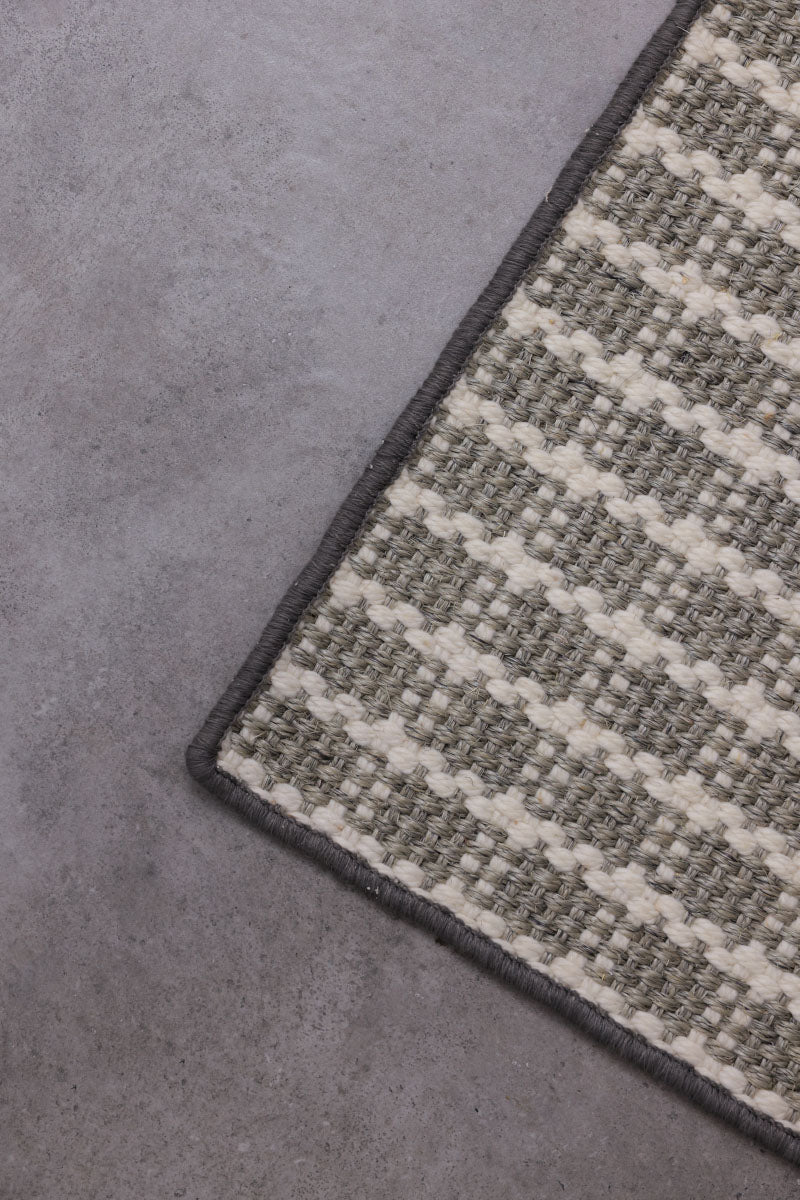 Plaid Panama Evening shadow Sisal 5x8 feet Rectangle Rug - I MEAN DESIGN