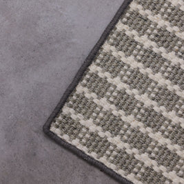 Plaid Panama Evening shadow Sisal 5x8 feet Rectangle Rug - I MEAN DESIGN