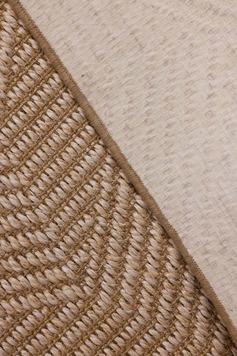 Heavy Sisal Jacquard Blended white Sisal 5x8 feet Rectangle Rug - I MEAN DESIGN