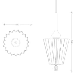Upside Down pendant Light