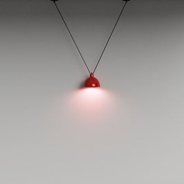 V Cluster Lampshade Pendant Light In Red - The Black Steel