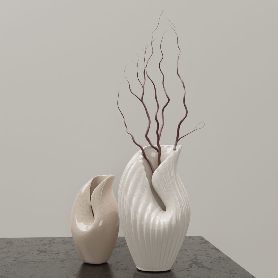 Gyro Vase (Set of 2)