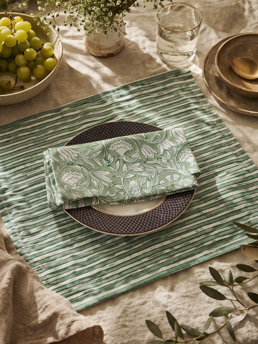 Verdant Loom Table Set