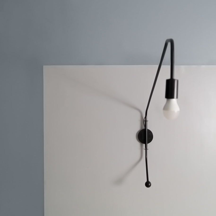 Crossroads Swivel Wall Lamp - The Black Steel