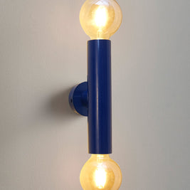 Vibrant Blue Wall Fixture: Illuminate Your Space with Style and Sophistication