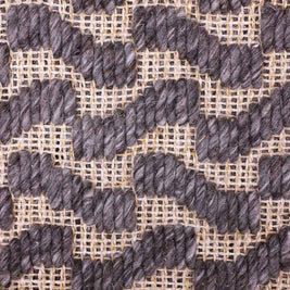 Heavy Wool Weaves Blended grey Sisal 5x8 feet Rectangle Rug - I MEAN DESIGN