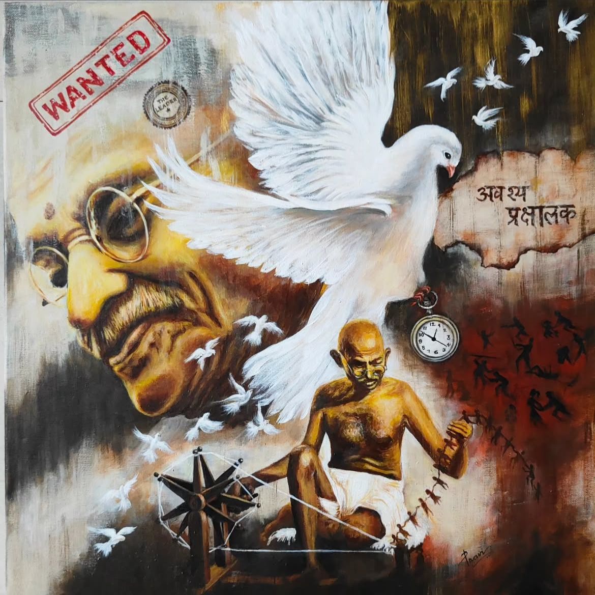 Gandhi - The True Leader