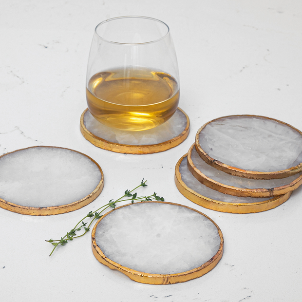 Semi Precious Coasters Set of 4