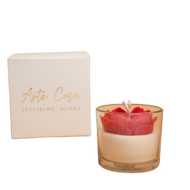 ruby heart candle romantic valentine gift by artecasa