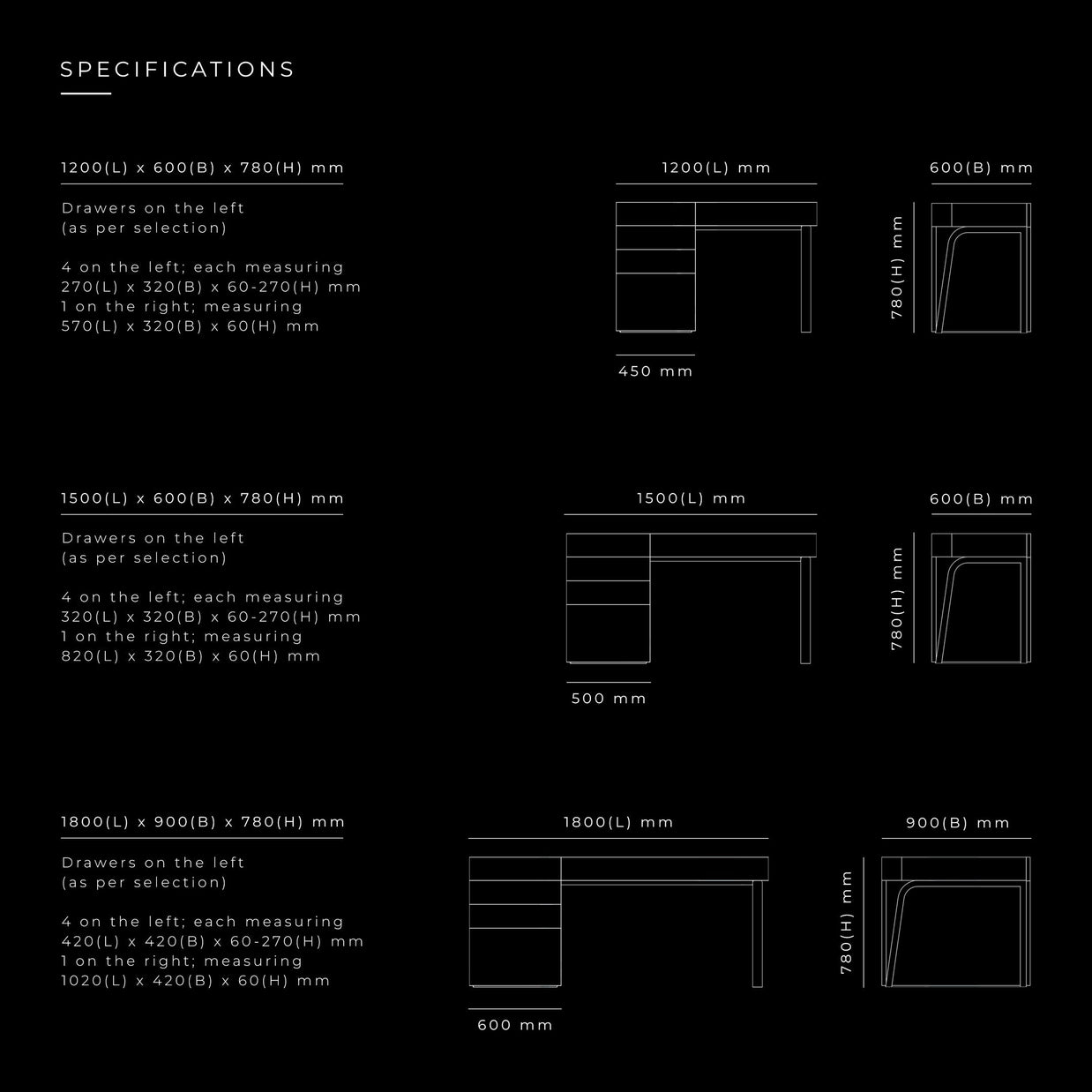 Flow Work Table - Left